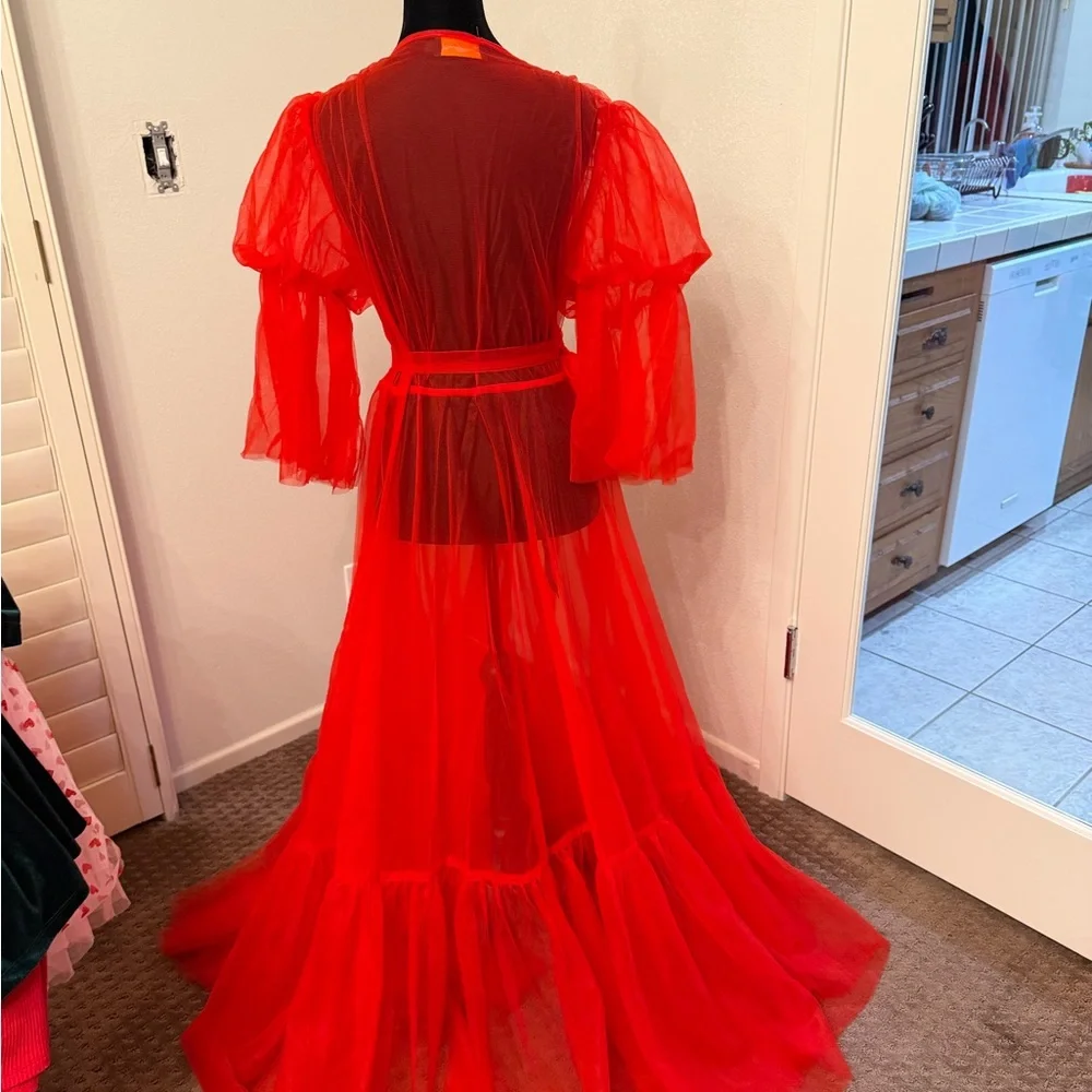 TIMELESS TEMPTRESS TULLE ROBE DRESS - Picture 13 of 16